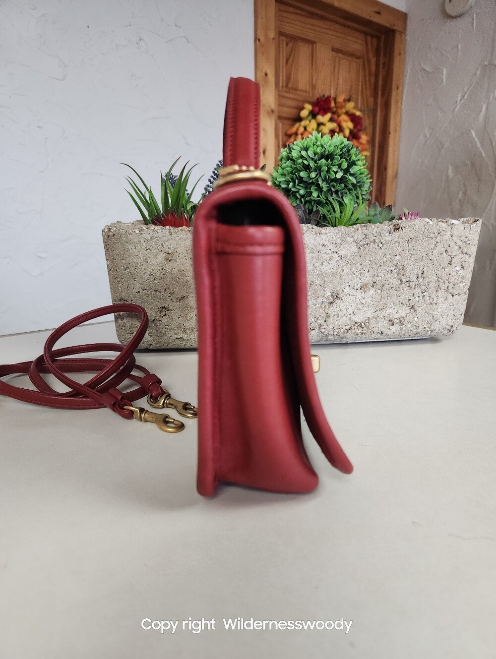 Coach Casino Bag, 1995, Red, Style #9924 - Picture 11 of 16